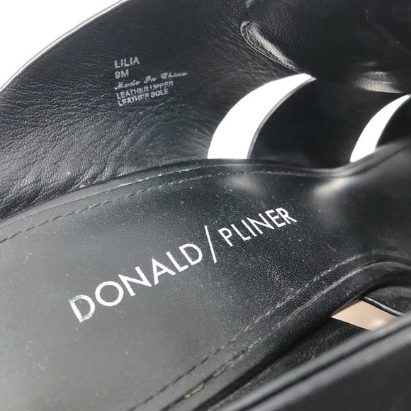 Donald Pliner Lilia Mule Block Heel Slip On Shoes - Picture 7 of 9